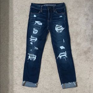 Super stretch Ripped American Eagle jeans